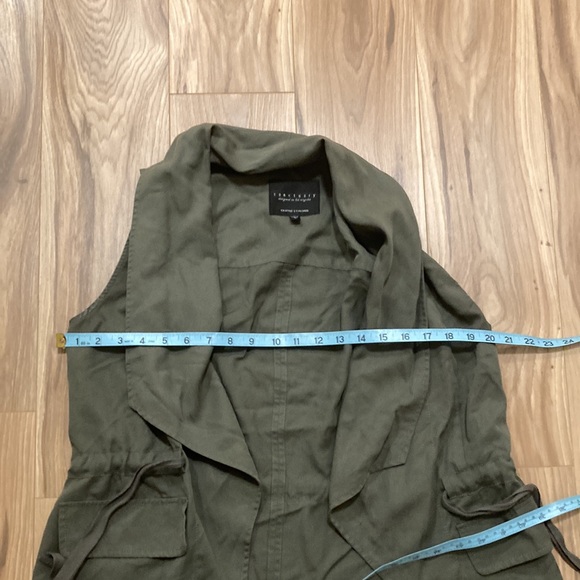 Sanctuary olive green tie vest - Picture 6 of 6